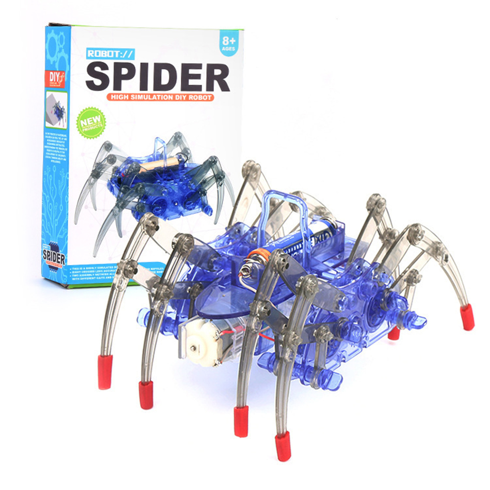 Science Diy Model - Elektryczny bioniczny robot-pająk – zestaw DIY,