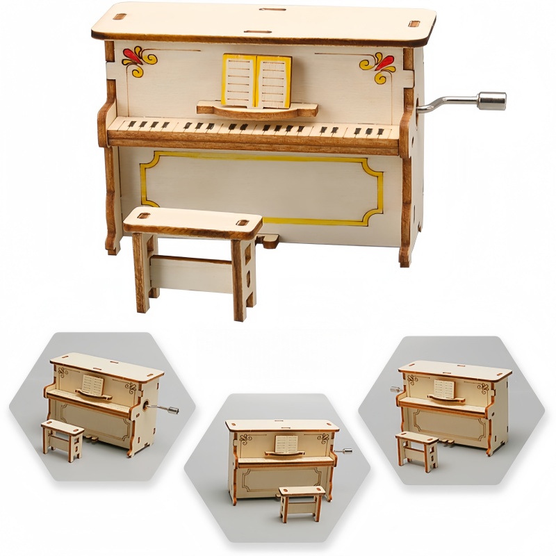 Science Diy Model - Zrób to sam: Ręcznie Skręcane Pianino