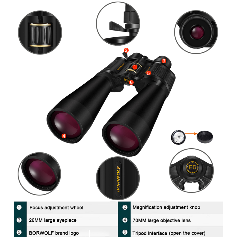 Lornetka BORWOLF z dużym obiek – National Geographic Telescope 70Mm recenzja i cena
